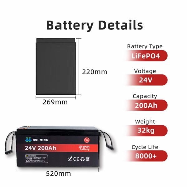 24V 200A Lithium Battery 03