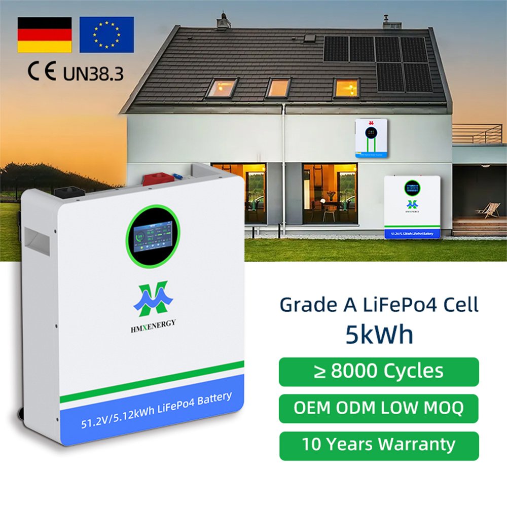 51.2V 5KWH Home Use Energy 10