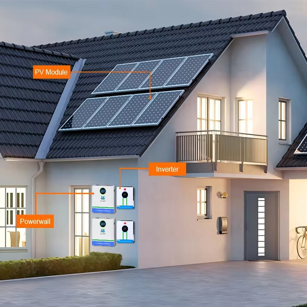 Residencial solar 10.2kw15kwh 5