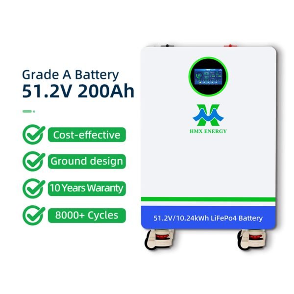 51.2v 10kWh floor standing lithium battery 1