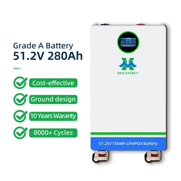51.2v 15kWh floor standing lithium battery