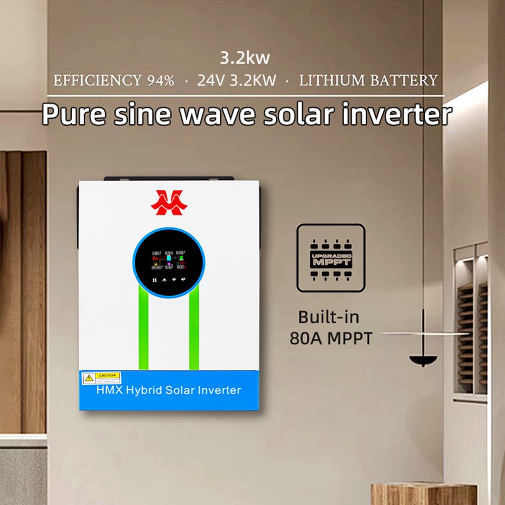 HMX 24V 3.2KW IP20 solar inverter 4