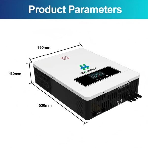 HMX 48V 10.2KW IP20 solar inverter 2