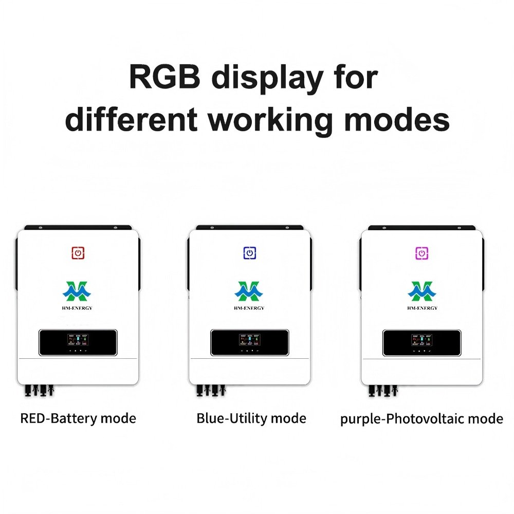 HMX 48V 10.2KW IP20 solar inverter 4
