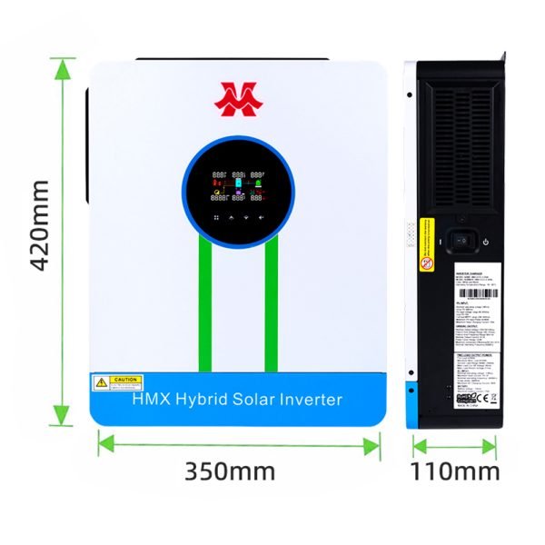 HMX 48V 6.2KW IP20 solar inverter 2