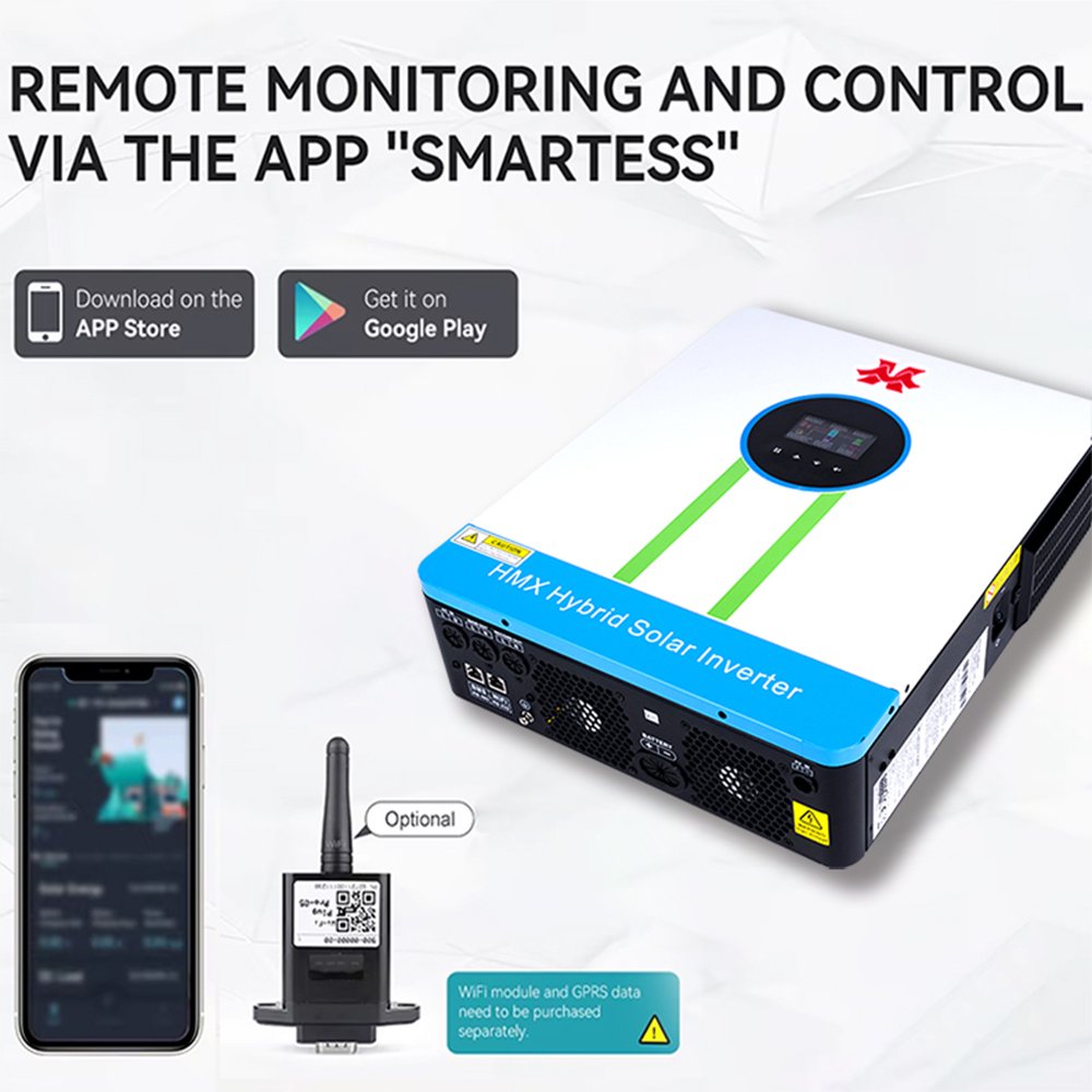 HMX 48V 6.2KW IP20 solar inverter 5