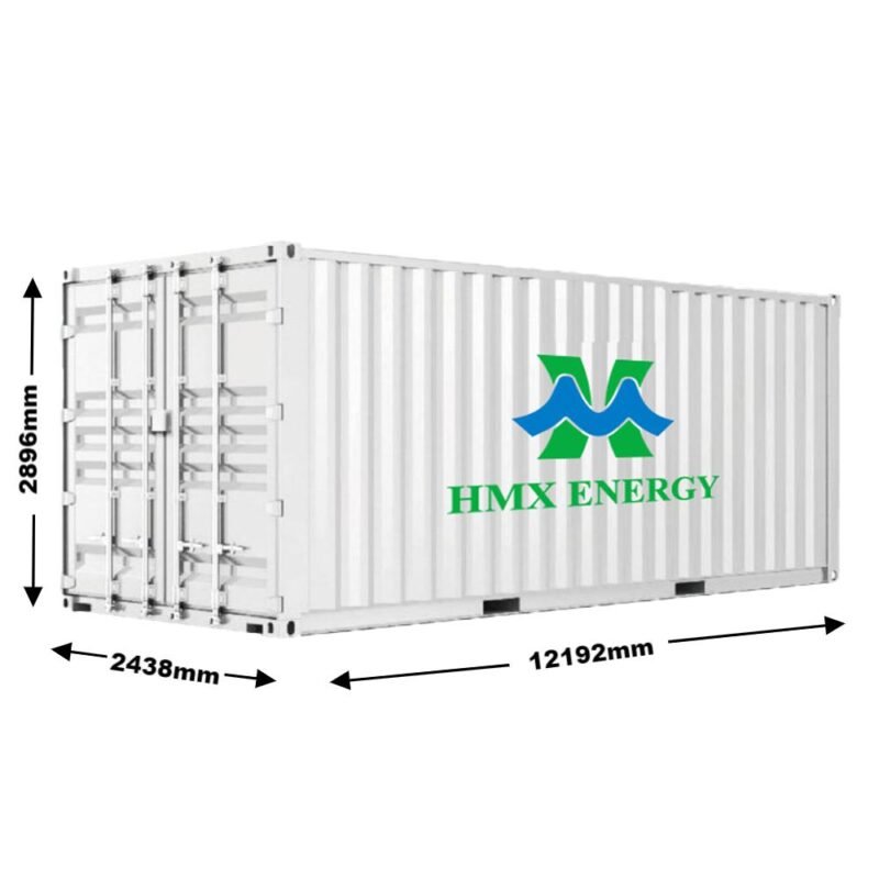 1MW 2MWH ENERGY storage size details