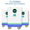 51.2V 200ah Wall-mounted Lithium Iron Phosphate Battery-2