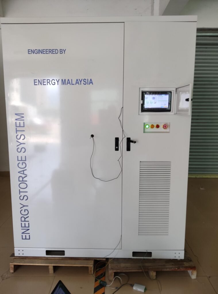 215kWh lithium iron phosphate battery with 100kW PCS for Malaysia industrial energy storage backup solution