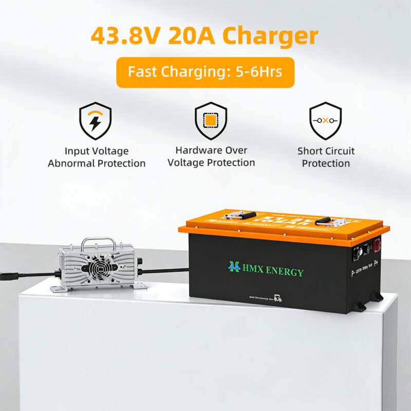 Deep cycle lifepo4 battery pack for golf cart