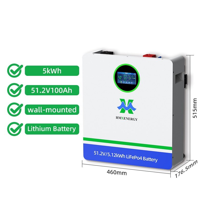51.2V 100Ah battery dimension and structure diagram