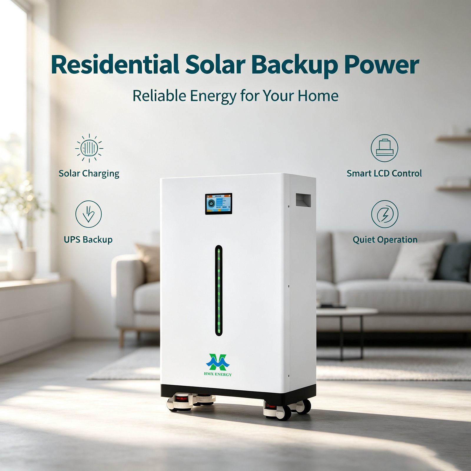 51.2V 314Ah home solar battery for residential power backup system