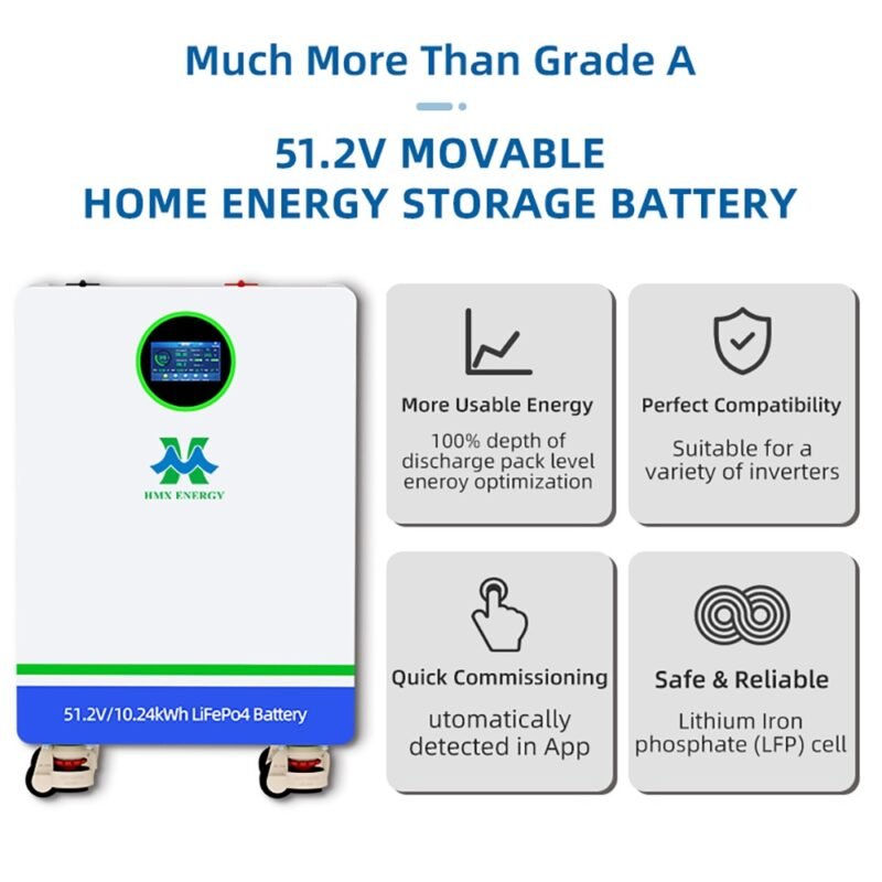 51.2V MOVABLE HOME ENERGY STORAGE BATTERY