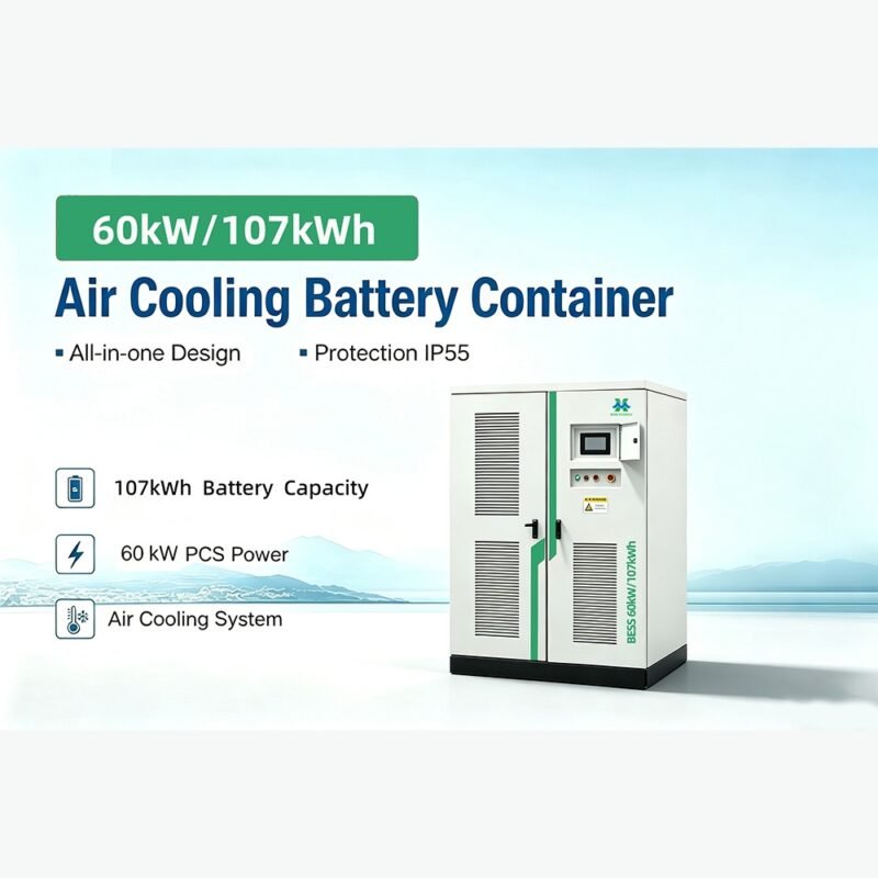 60kw+107kwh Commercial Solar Storage system advantage