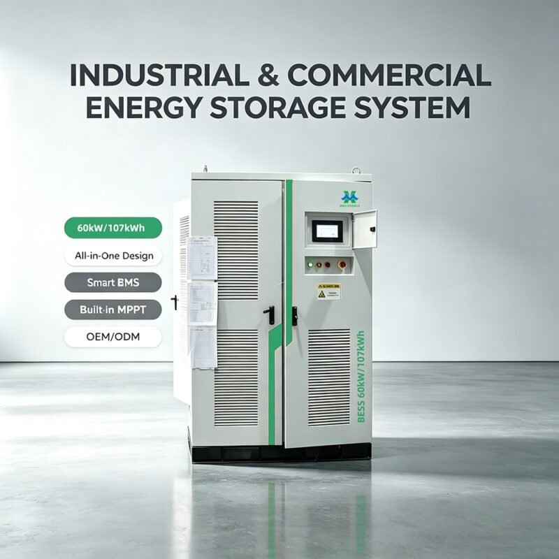 60kw+107kwh Commercial Solar Storage system details
