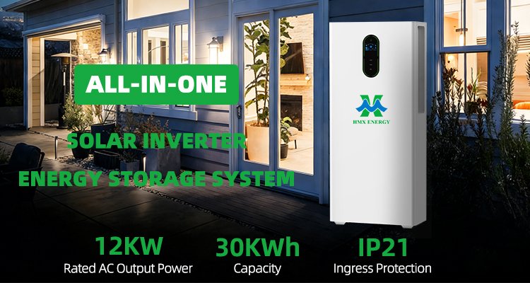 All-in-One 12 kW 30 kWh Solarenergiespeichersystem, großer Haus-ESS-Schrank