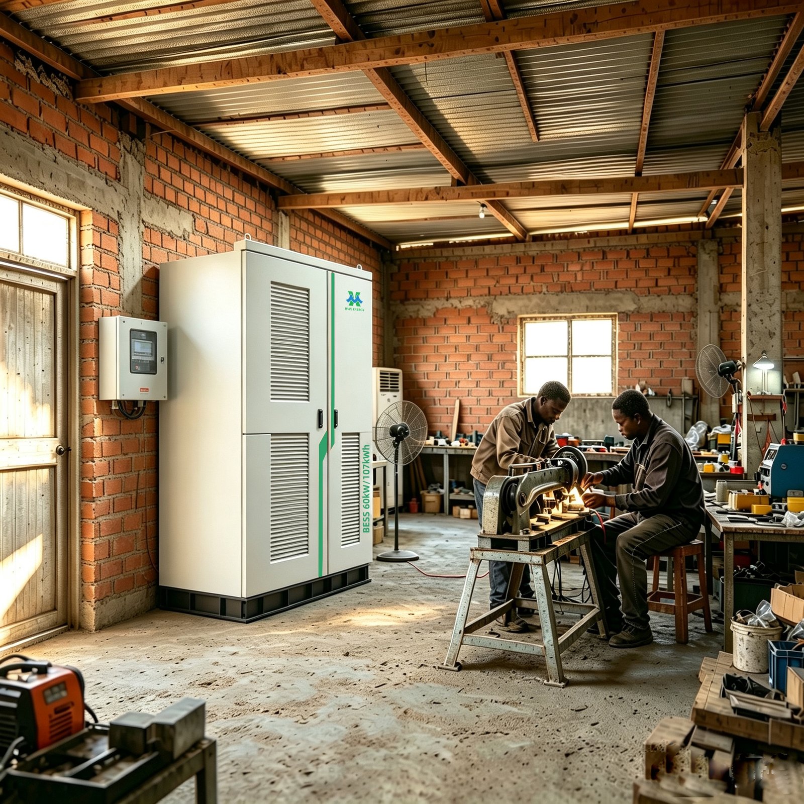 Commercial industrial energy storage applied in manufacturing factory production site