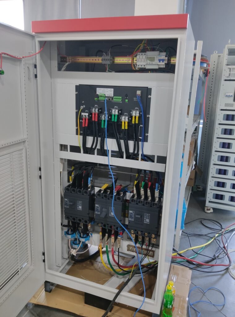 Finished 100kW 215kWh commercial solar battery storage unit at Malaysia manufacturing plant site
