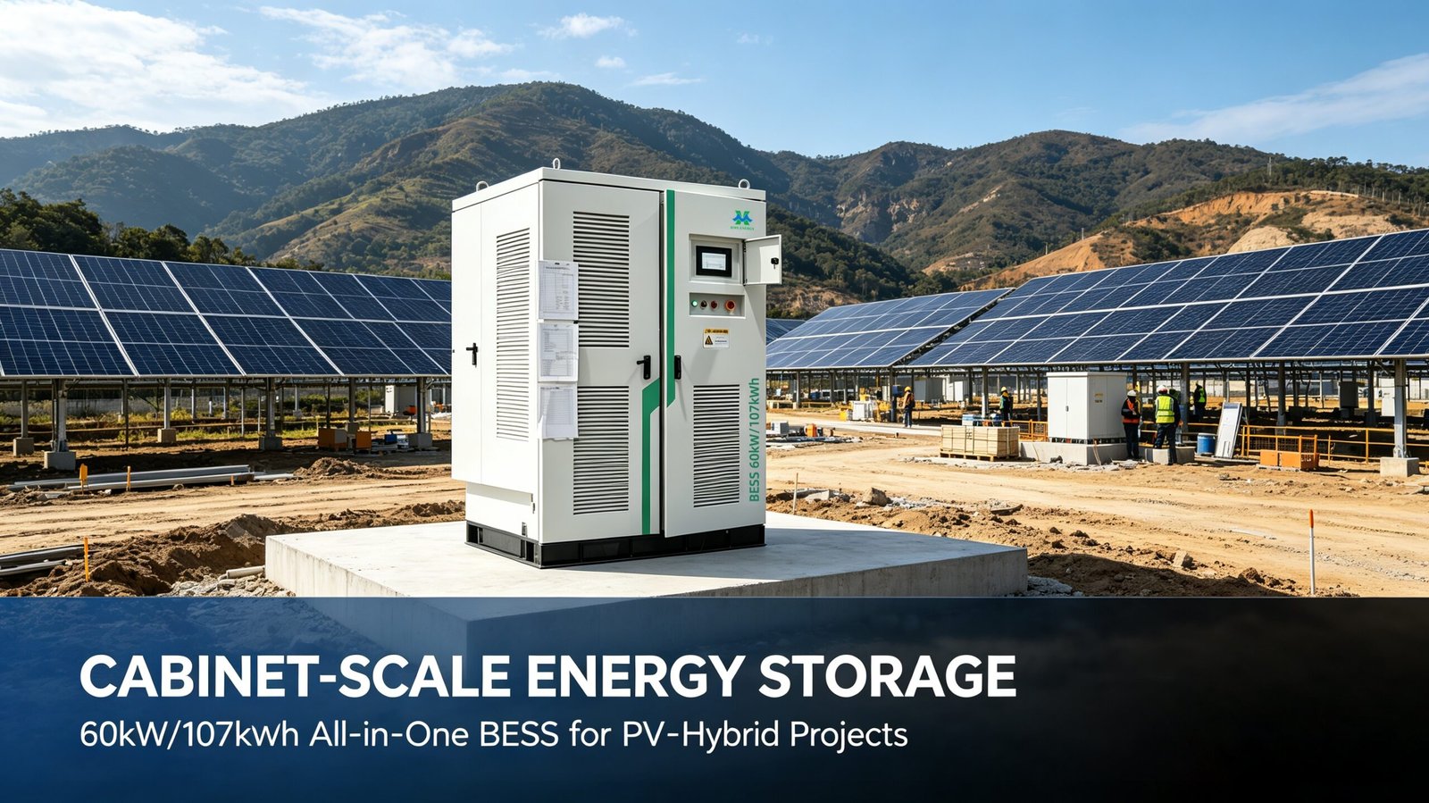HMX Energy commercial and industrial energy storage C&I ESS container system for factory and industrial par