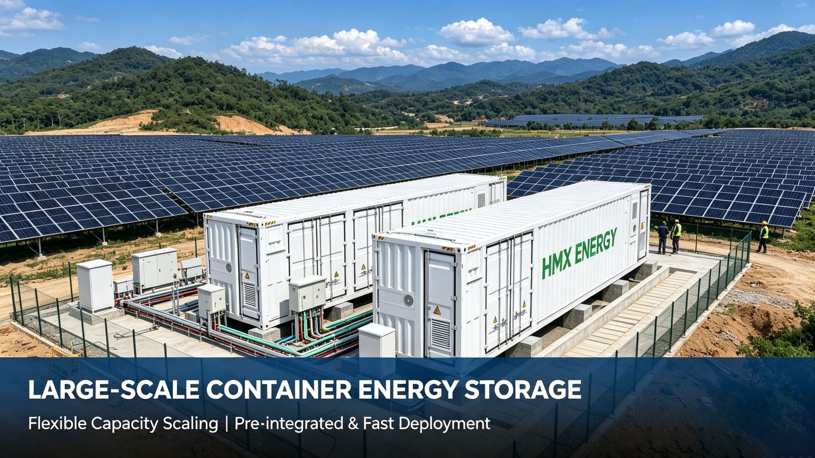 HMX Energy commercial and industrial energy storage container system for factory and industrial