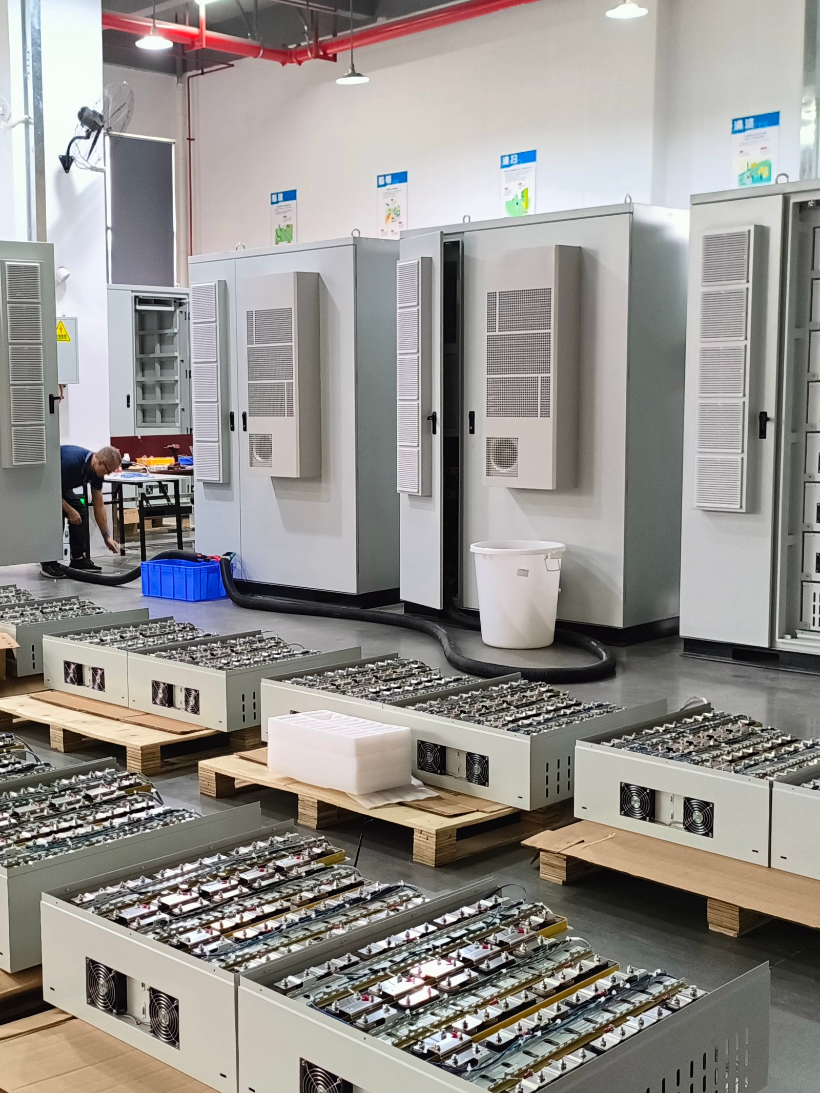 HMX energy factory production line for residential & commercial energy storage equipment