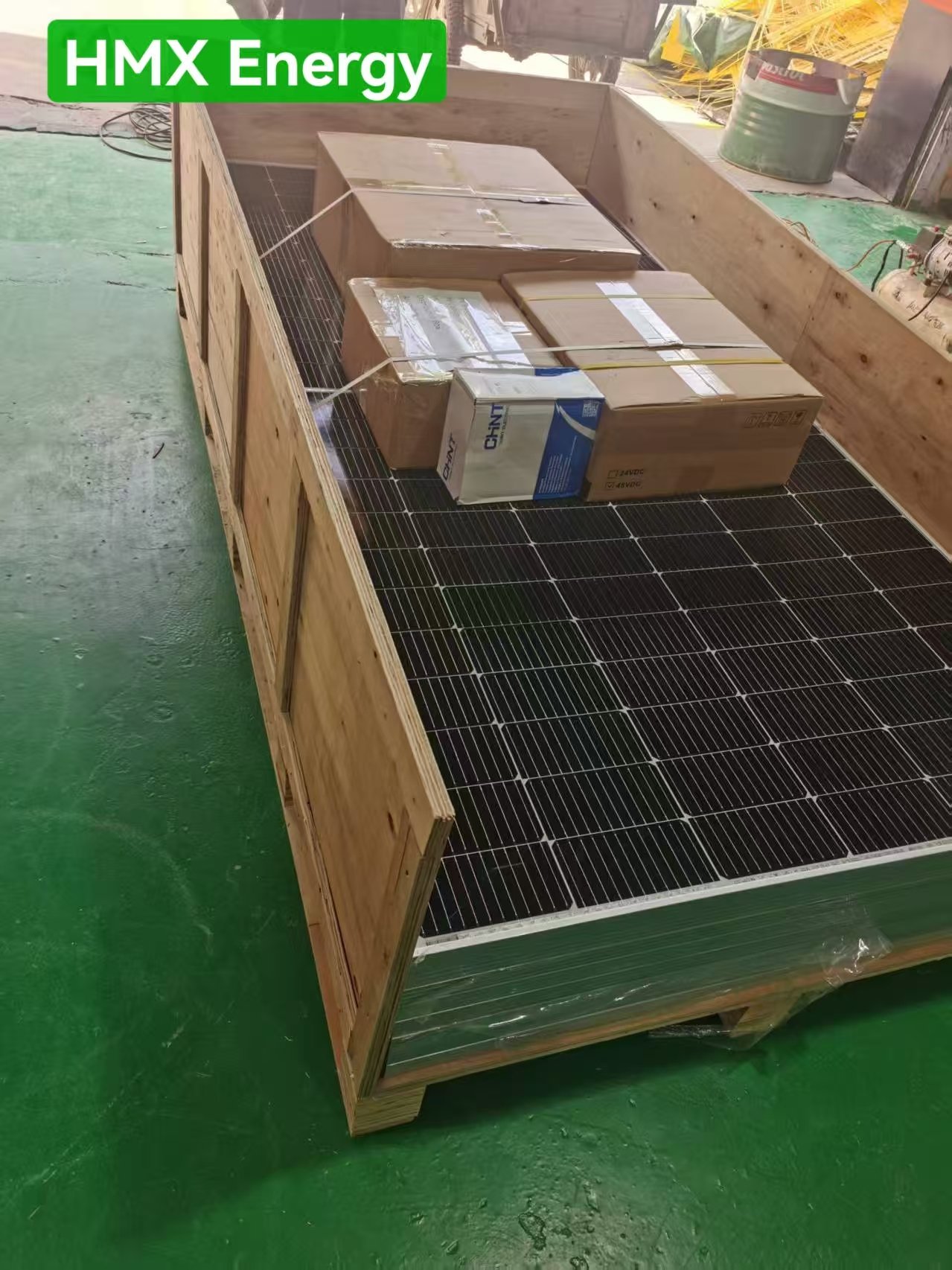HMX energy goods preparationreadto ship in wooden crate packing
