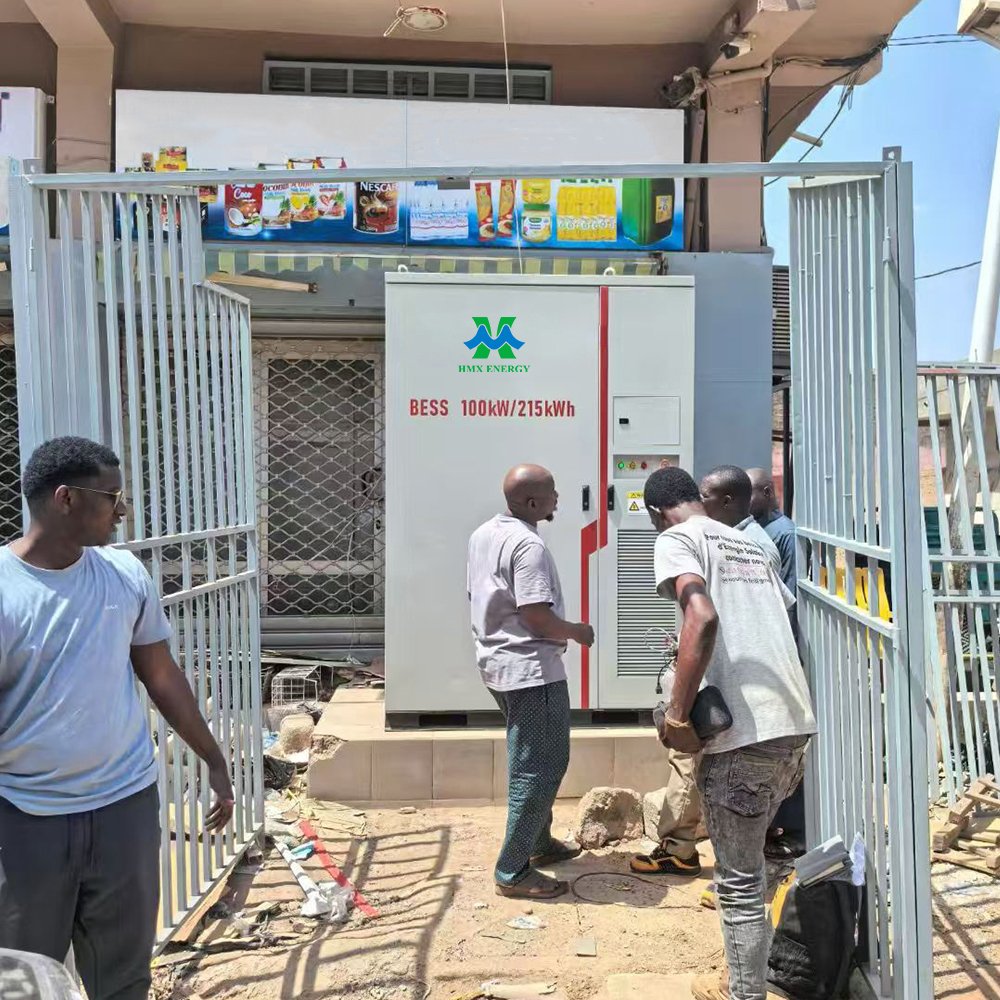 High temperature resistant 215kWh battery storage system 100kW power for Mali West Africa off-grid industrial scenario