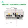 IP65 48V solar inverter isolated white‑background product photo for B2B independent‑site