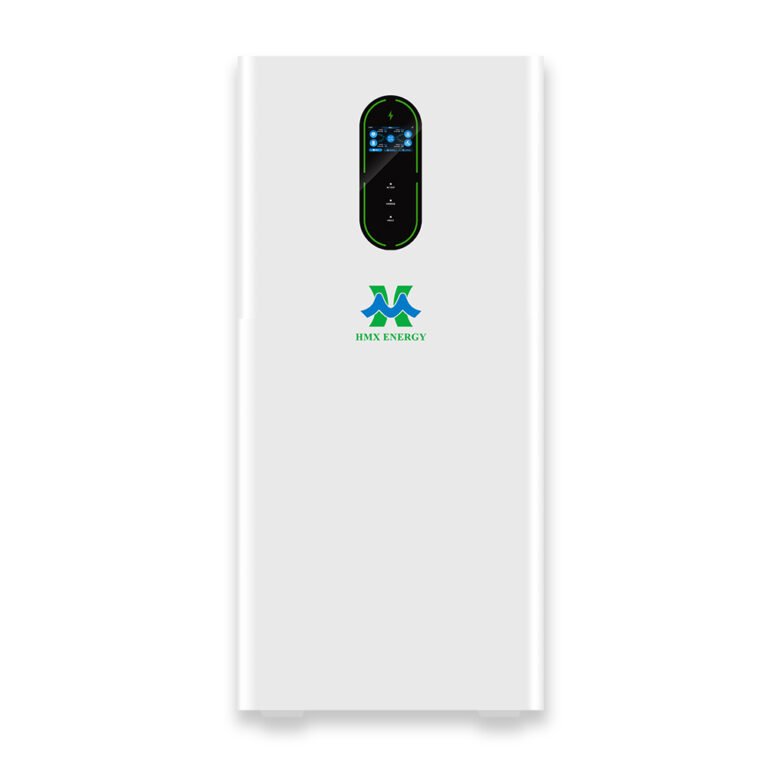 Lifepo4 lithium iron phosphate all‑in‑one energy storage cabinet white background