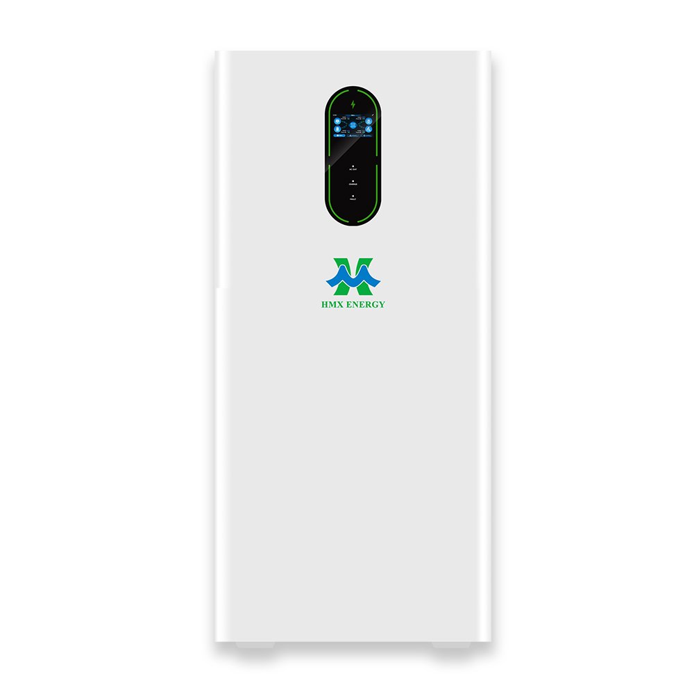 Lifepo4 lithium iron phosphate all‑in‑one energy storage cabinet white background