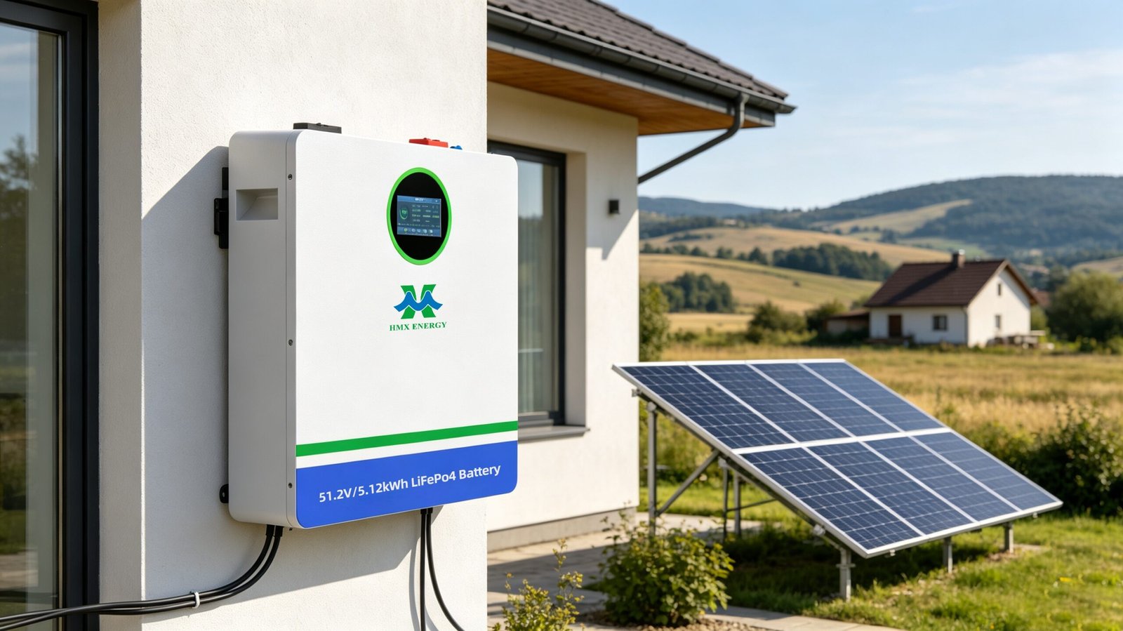 Off-grid solar system 5kWh LiFePO4 energy storage battery