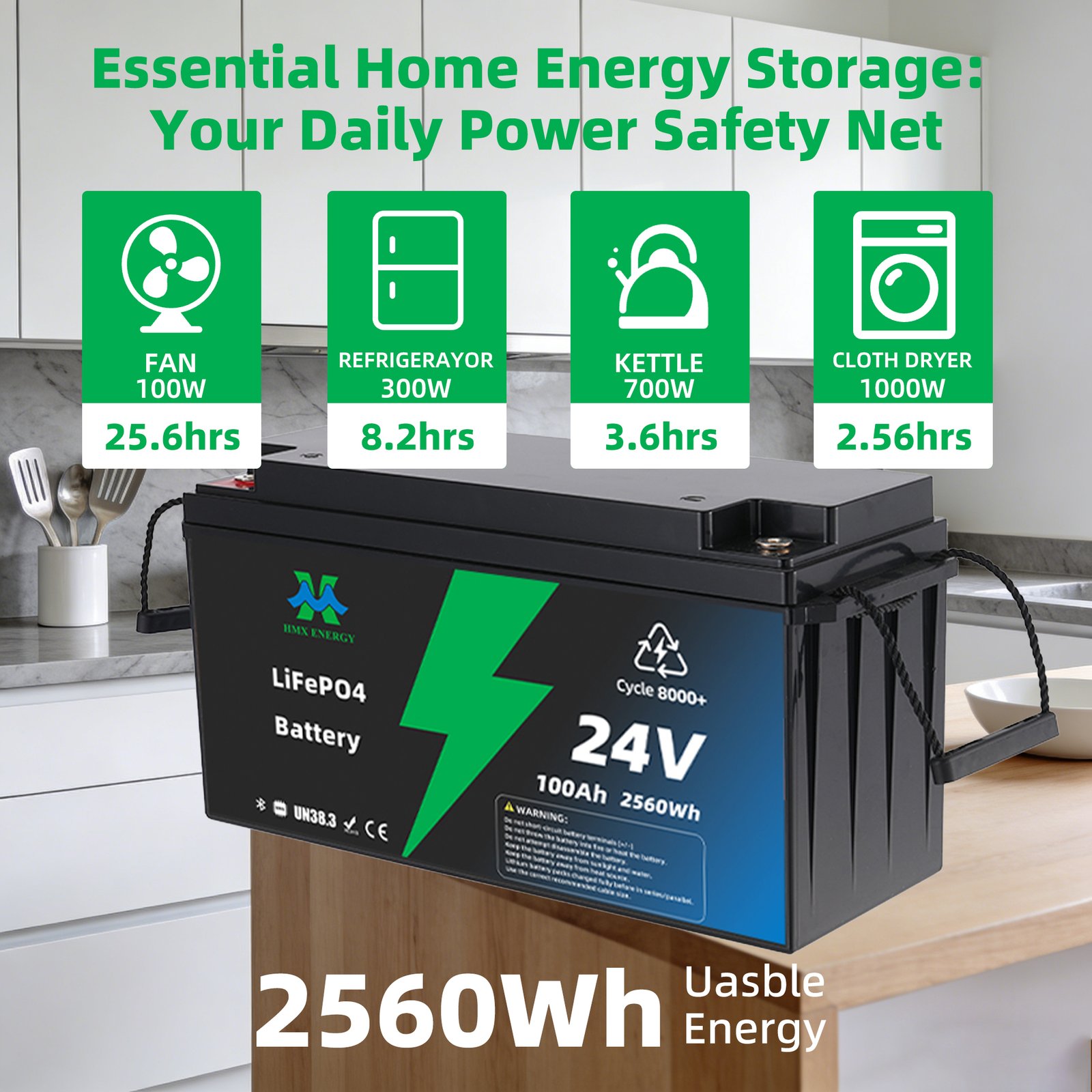 Solar energy storage application