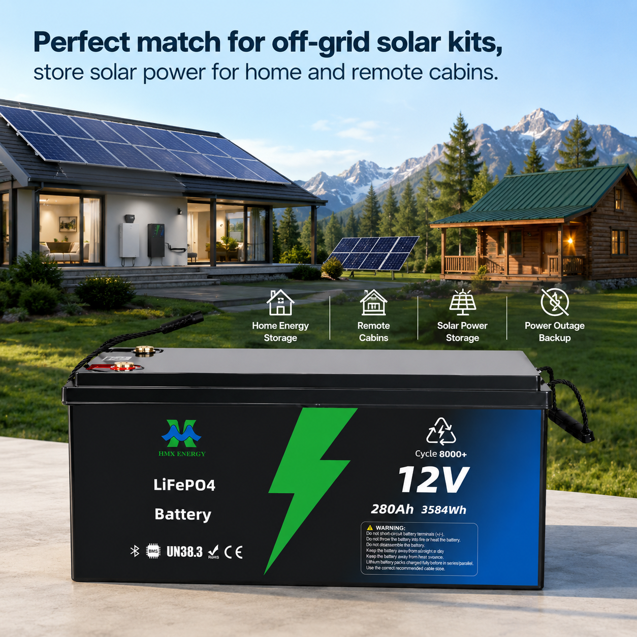 Solar energy storage application