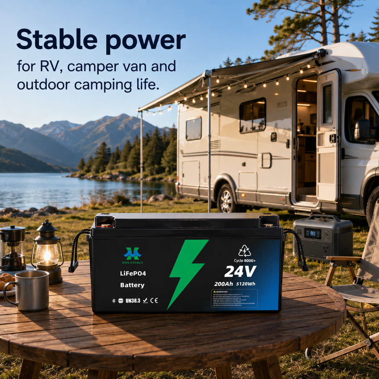 RV and camping battery application