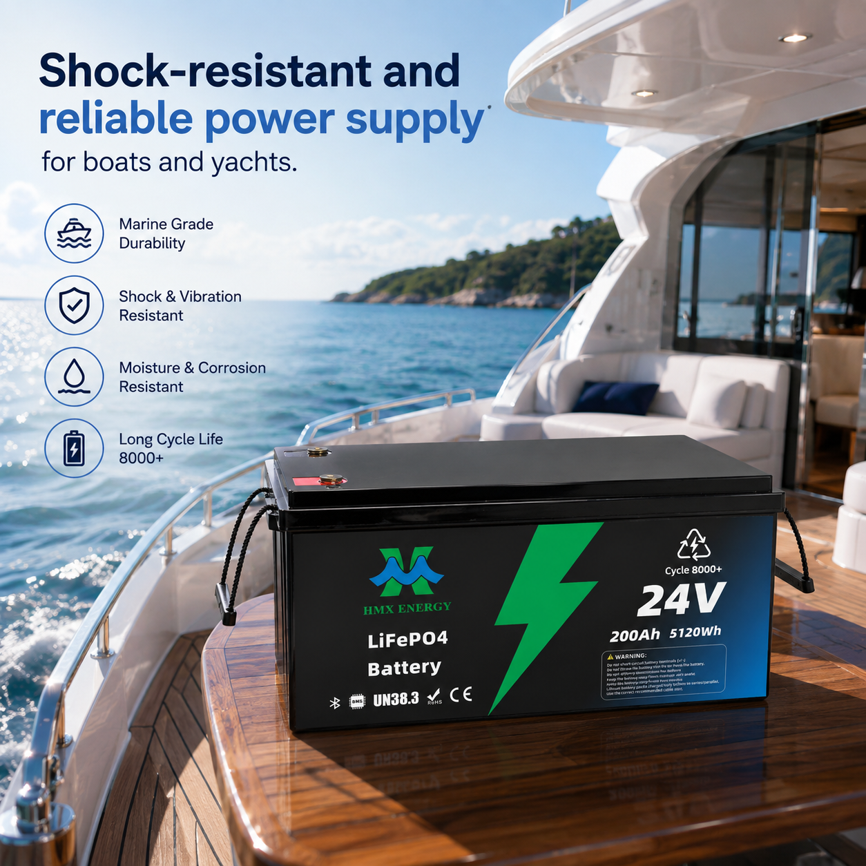 Marine and boat battery application