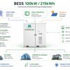 how does 100kw+215kwh Commercial and industrial Solar Storage system work